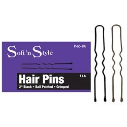 Soft 'n Style Hair Pins Bronze 1lb 2 inch