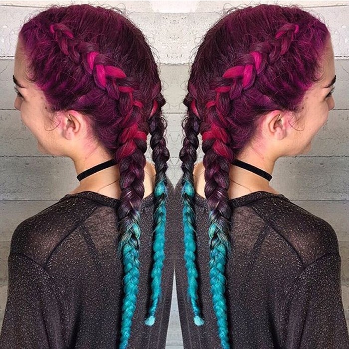 Joico InstaTint on Braids // Photo Courtesy of Masey Cheveux (@masey.cheveux) on Instagram