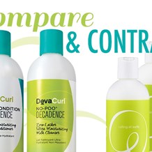 Compare and Contrast: DevaCurl Decadence No-Poo, One Condition with Original Formula