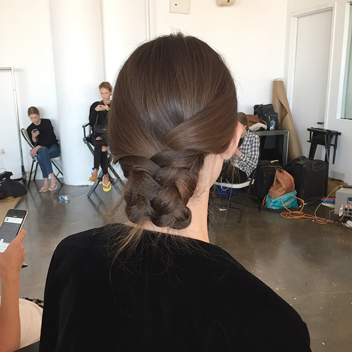 Alyssa LoCasto Updo for Moroccanoil 