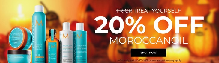Moroccanoil 20% Off Sale (10/27-10/31)