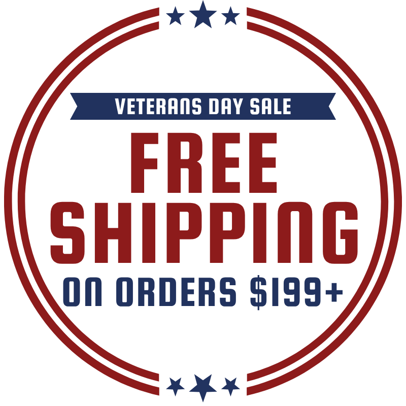 Veterans Day sale (11/10-11/13)