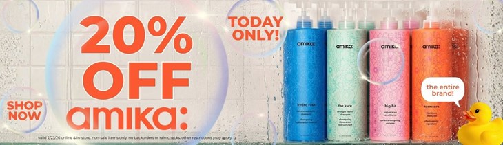 amika: 20% Off Sale (2/23)
