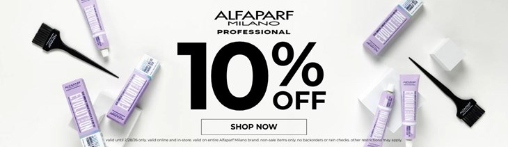 10% Off Alfaparf Milano (2/20-2/28)