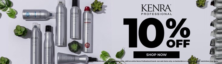 10% Off Kenra Pro (2/20-2/28)
