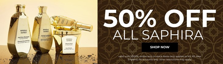 Saphira 50% Off (3/13-3/20)
