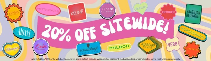 66 Hour Anniversary Sale - 20% Off Sitewide 2 (4/7-4/9)