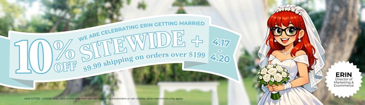 Erin's Wedding Sale (4/17-4/20)
