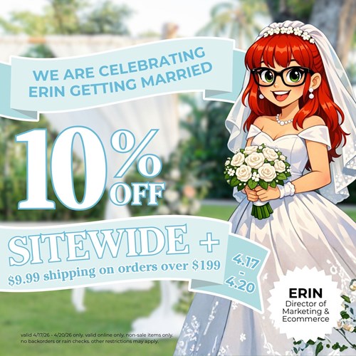 Erin's Wedding Sale (4/17-4/20)
