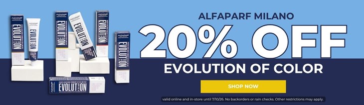 20% Off Alfaparf Milano Evolution of Color (7/6-7/10)