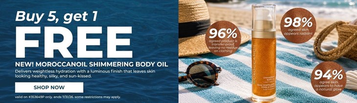 JA26 Moroccanoil Shimmer B5G1 (7/16-7/31)
