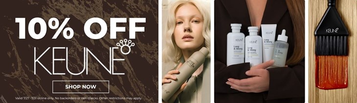 Keune 10% Off (7/27- 7/31)