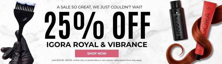 Schwarzkopf Color Flash Sale - 25% off (8/24-8/31)