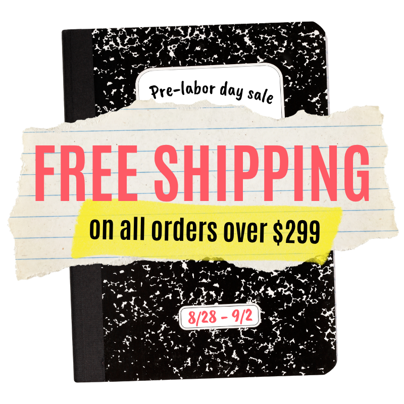 Pre Labor Day - Free Shipping on $299+ Orders (8/28-9/2)
