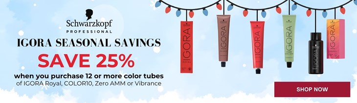 Sept26 Schwarzkopf Igora Color Sale