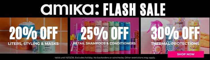 Amika Flash Sale (10/10-10/12)