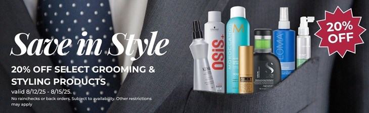 _CATEGORY Single Grooming & Styling Sale