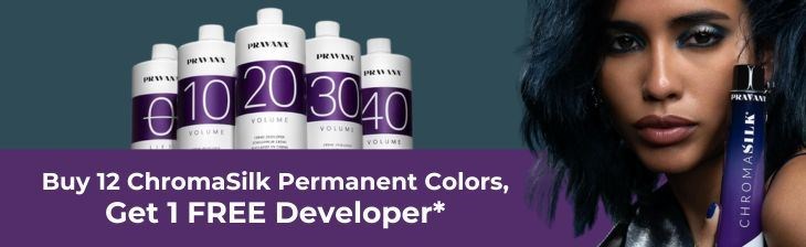 _brand nd25 single pravana b12 chromasilk get developer