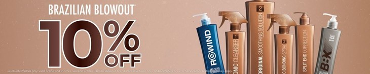 _Brand Double 10% Off Brazilian Blowout (2/20-2/28)
