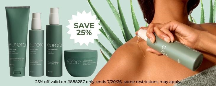 _BRAND PROMO Double Eufora Body Care Sale 25% Off (7/16-7/20)