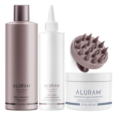Aluram pre-wash scalp treatment kit 4 pc.