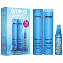 amika: hydro rush wash & care hydration set 3 pc.