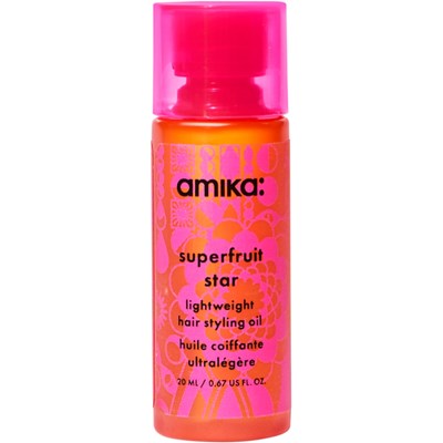 amika: superfruit star lightweight hair styling oil 0.67 Fl. Oz.