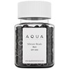 AQUA SILICONE BEADS - BLACK 500 pc.