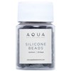 AQUA SILICONE BEADS - DARK BROWN 150 pc.