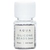 AQUA SILICONE BEADS - BROWN 300 pc.