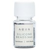 AQUA SILICONE BEADS - DARK BROWN 300 pc.