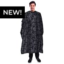 Betty Dain Barber Styling Cape - Inked Black 45 inch x 65 inch