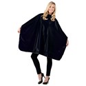 Betty Dain Jumbo Shampoo Cape- Black 45 inch x 54 inch