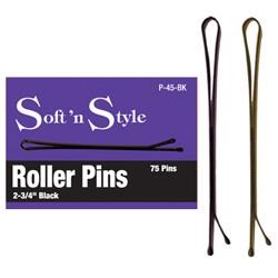 Soft 'n Style Bronze Bobby (Roller) Pins 75 Ct. 2.75 inch