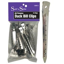Soft 'n Style Duck Bill Clips 12 pk.
