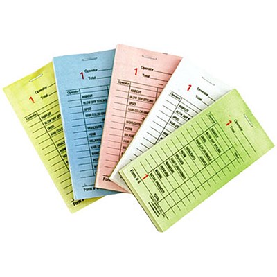 Cameo Color Coordinator Multi-Color Check Slips 2.75 inch x 4.75 inch