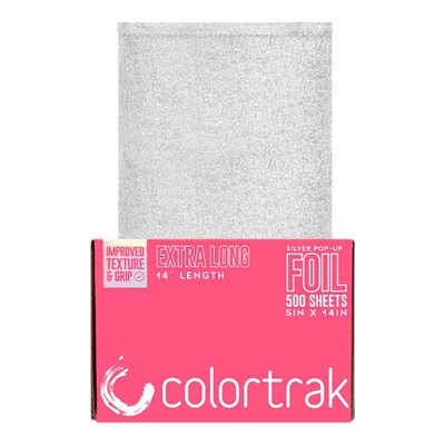 Colortrak Extra Long Pop-Up Foil- Silver 500 ct.
