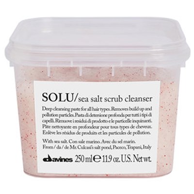 Davines SOLU/ sea salt scrub cleanser 11.9 Fl. Oz.