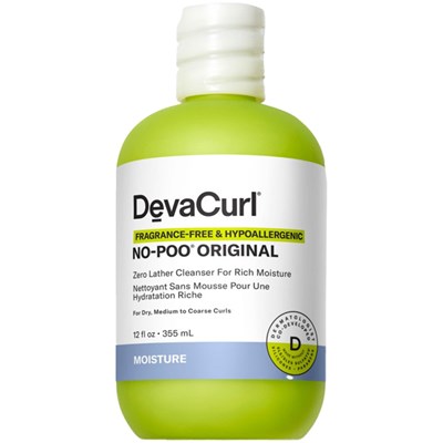 DevaCurl Fragrance-Free & Hypoallergenic NO-POO ORIGINAL 12 Fl. Oz.