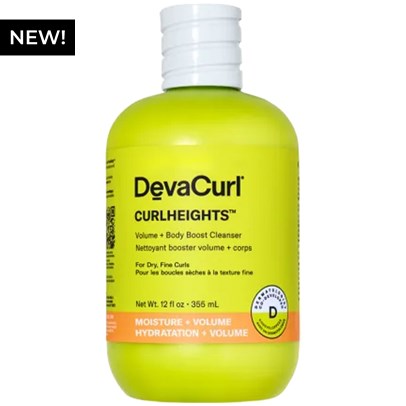 DevaCurl CURLHEIGHTS Volume + Body Boost Cleanser 12 Fl. Oz.