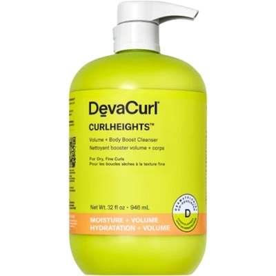 DevaCurl CURLHEIGHTS Volume + Body Boost Cleanser Liter