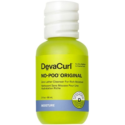 DevaCurl NO-POO ORIGINAL Zero Lather Cleanser For Rich Moisture 3 Fl. Oz.