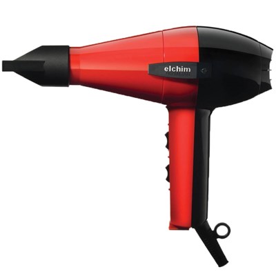 Elchim 2001 High Pressure- Black/Red Dryer