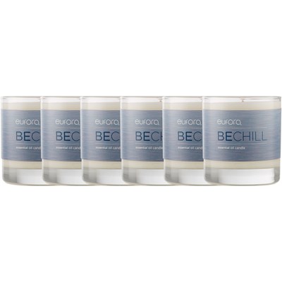 eufora Wellness BECHILL essential oil candle Kit 6 pc.