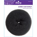 Diane Jumbo Hair Donut - Black 5.5 inch