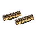 Gamma+ Replacement Set of 2 Gold Titanium Forged Cutters fits Absolute Zero and Prodigy Shavers