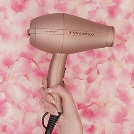 Gamma+ X-Hybrid Compact AC Hair Dryer - Rose Gold