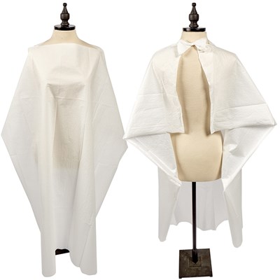 Graham Professional White Disposable Cutting Capes 50 pk.