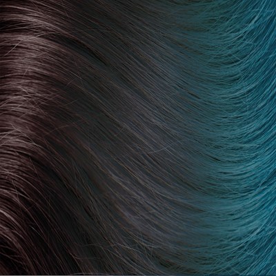 Hotheads 3/BLCM- Natural Dark Brown to Blue 14-16 inch