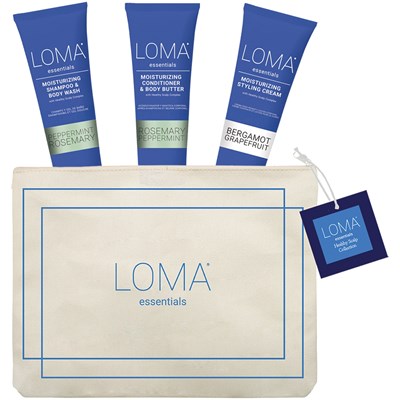 LOMA essentials Healthy Scalp Travel Bag 4 pc.